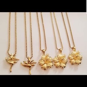 14k dipped 925 silver necklaces